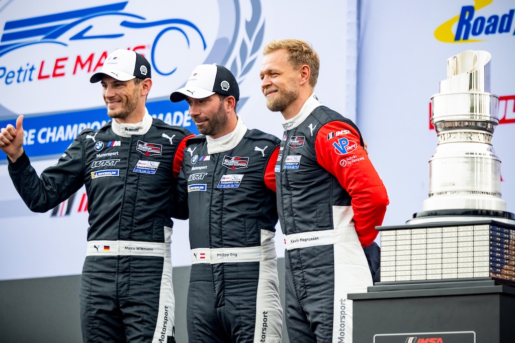Kevin Magnussen udgik fra Petit Le Mans efter ulykke.
(Foto: BMW M Motorsport)